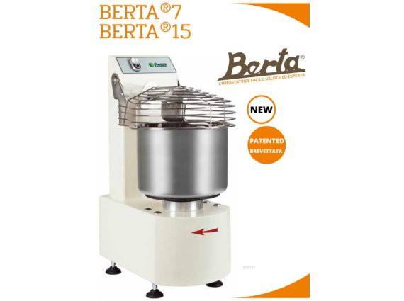 Impastatrice a spirale Fimar Berta 15 litri 20.